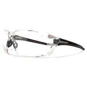 EDGE EYEWEAR Nevosa Safety Eyewear, Black Frame, Clear Vapor Shield Lenses XV411VS
